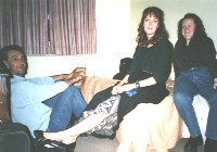 Sad, sleeping Sally, Cykat and Rachel
