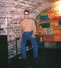 On stage in the Cavern