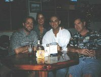 Greg, Jamie me and the drummers wife
