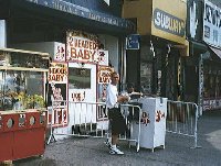 2 Headed baby stall at Coney Island