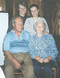 Katie, mum and grandparents